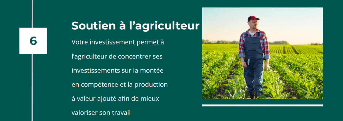 Soutien à l'agriculteur